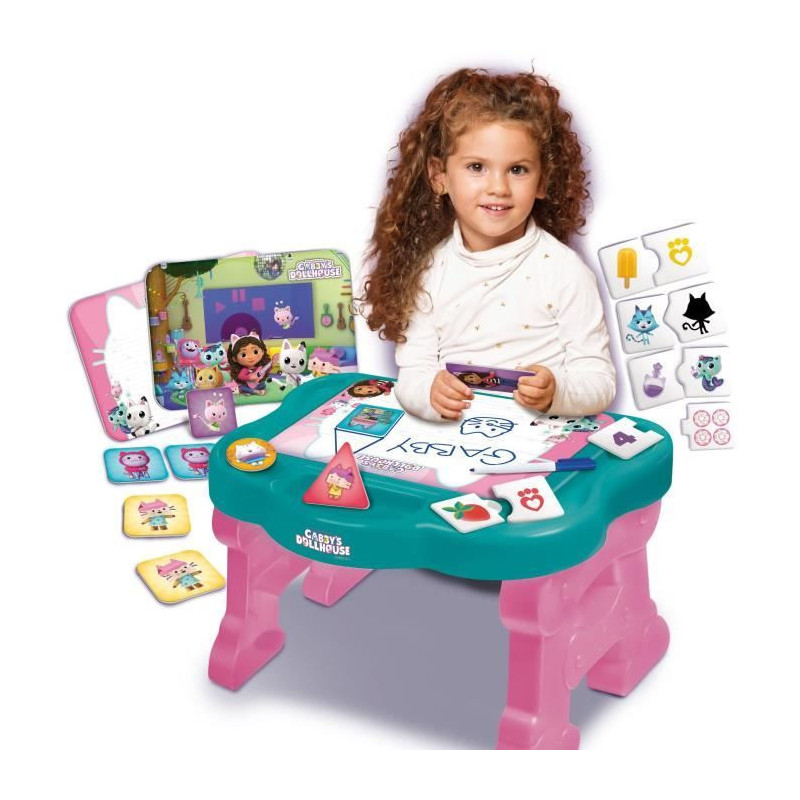 Gabby Dollhouse Educational Table - LISCIANI - More than 10 fun and ea