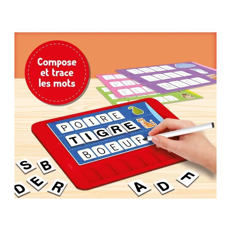 Carotina writing tablet to enrich vocabulary - LISCIANI - Bright and t
