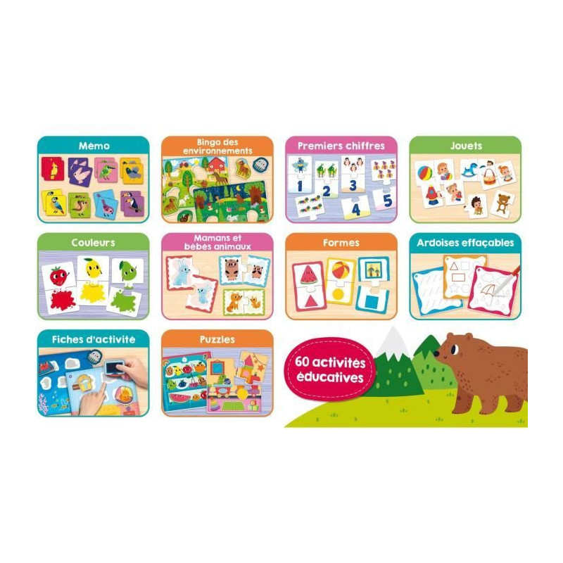 Collection of educational games for toddlers - LISCIANI - Sixty activi