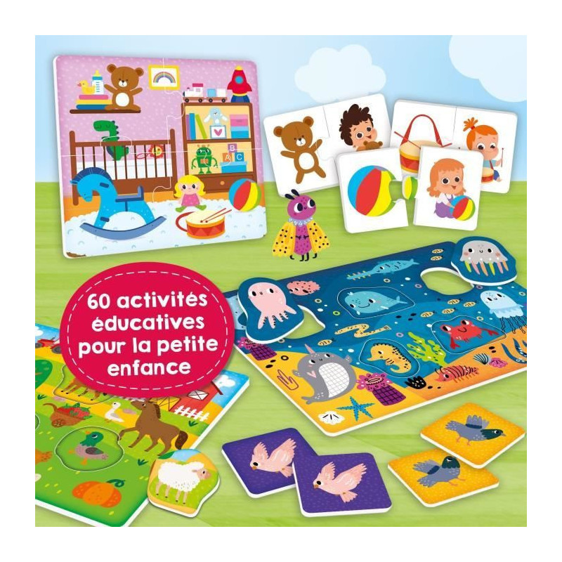Collection of educational games for toddlers - LISCIANI - Sixty activi