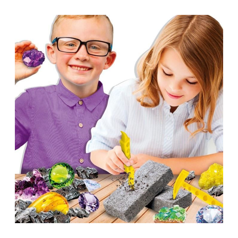 Mineral Discovery - Science Kit - I'M A GENIUS POCKET - Digging Block