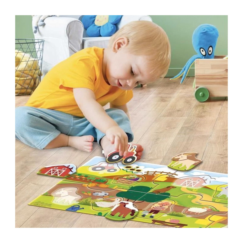 The Farm - Panoramic Puzzle - CAROTINA BABY - Development of logic, Fi