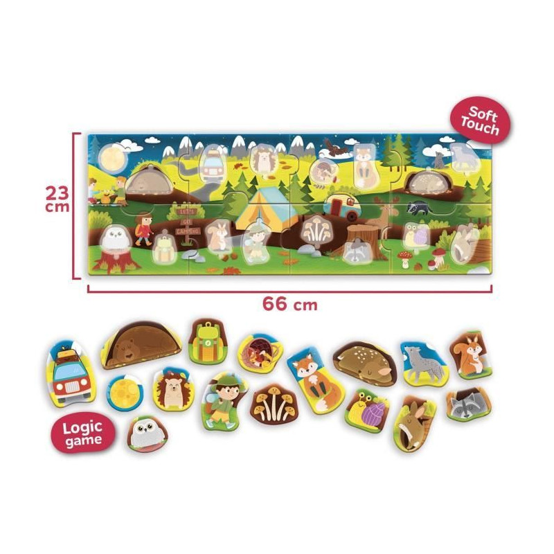 The Woods - Panoramic Puzzle - CAROTINA BABY - Development of logic, F