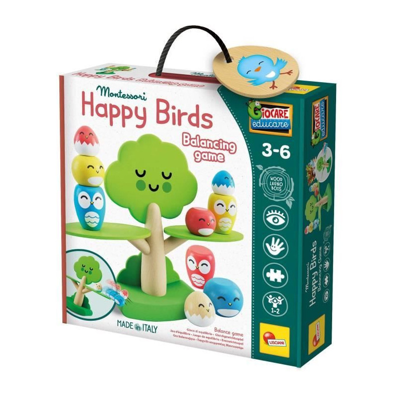 Tree Balancing - Montessori Game - MONTESSORI WOOD - Balancing Game, T