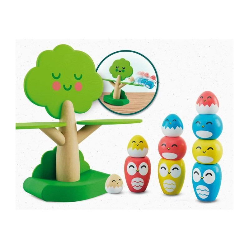 Tree Balancing - Montessori Game - MONTESSORI WOOD - Balancing Game, T