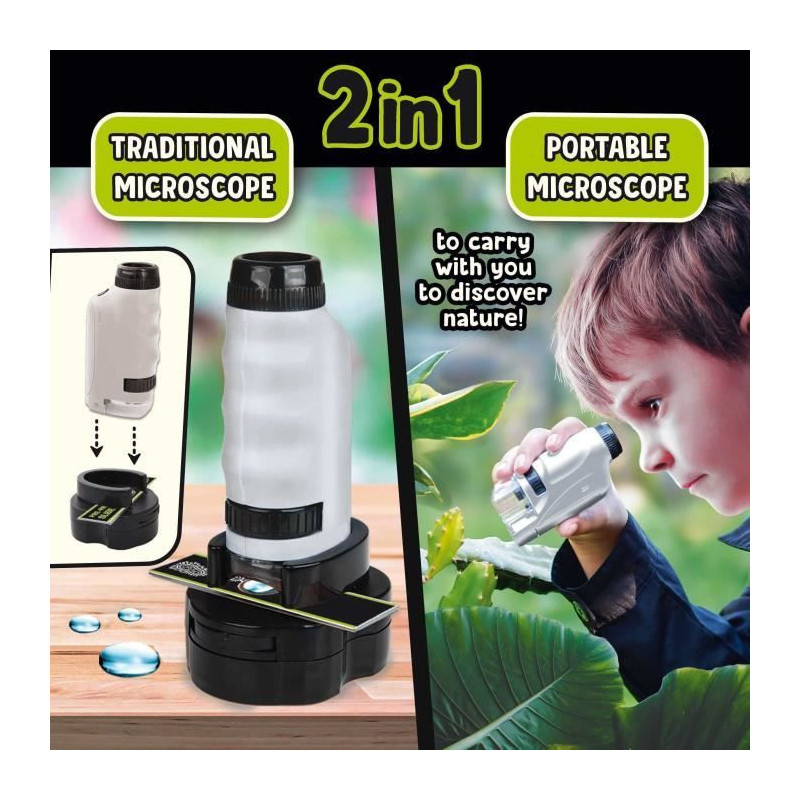Portable Microscope - I'M A GENIUS - Powerful Magnification