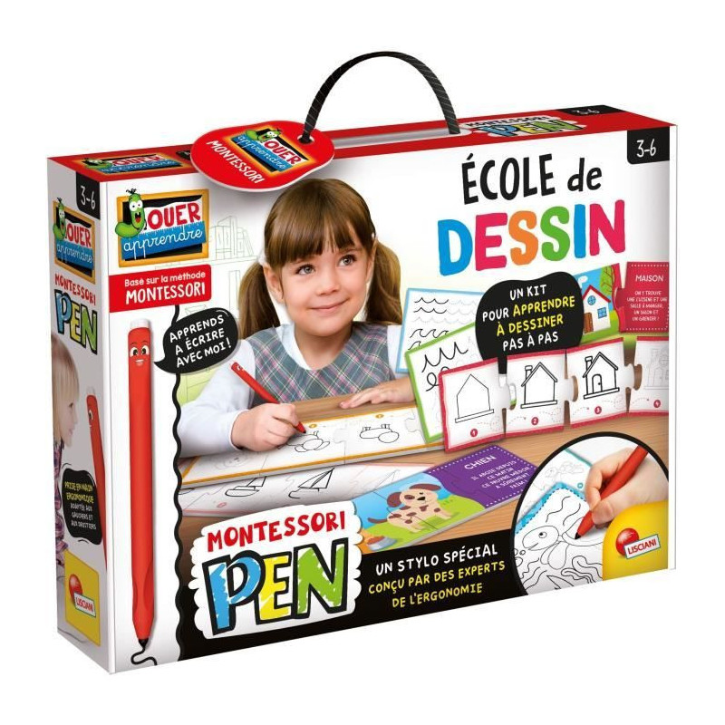 Educational kit to learn to draw - LISCIANI - Special pen included