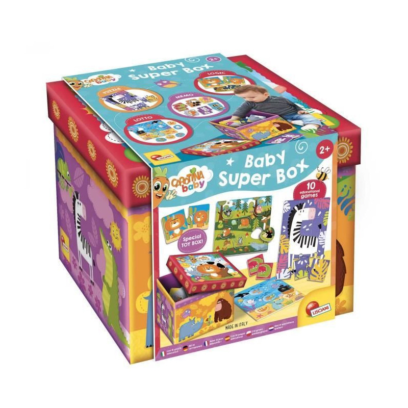 Super Box - CAROTINA BABY - Educational games, Giant format