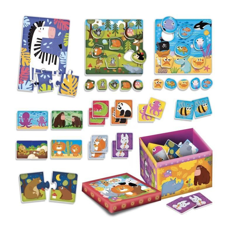 Super Box - CAROTINA BABY - Educational games, Giant format