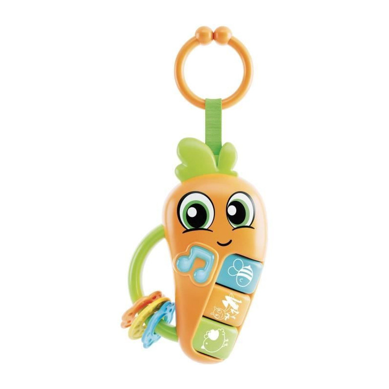 Carrot - Electronic Rattle - CAROTINA BABY - Melodies and Animal Sound