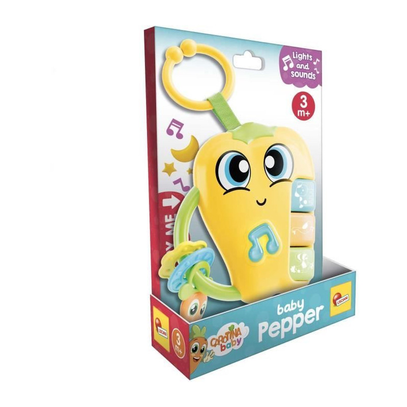 Pepper - Electronic Rattle - CAROTINA BABY - Happy Sounds and Melodies