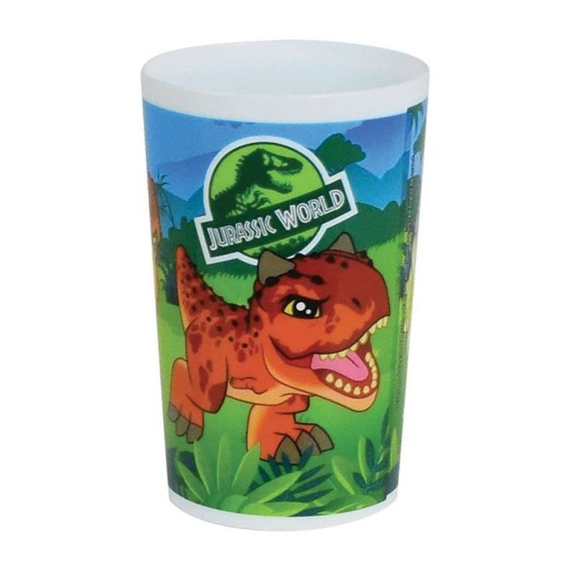 JURASSIC WORLD - Children's tableware set with glass, soup plate, plat