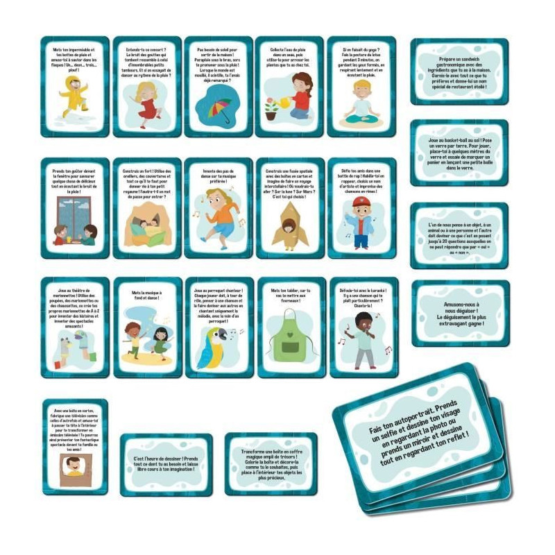 Keeping Busy When It Rains Card Game - Educational Game - LIFE SKILLS
