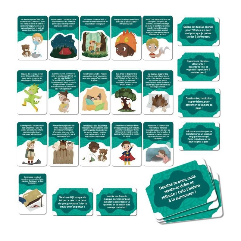 Card Game for Brave Kids - Educational Game - LIFE SKILLS - Picture Ca