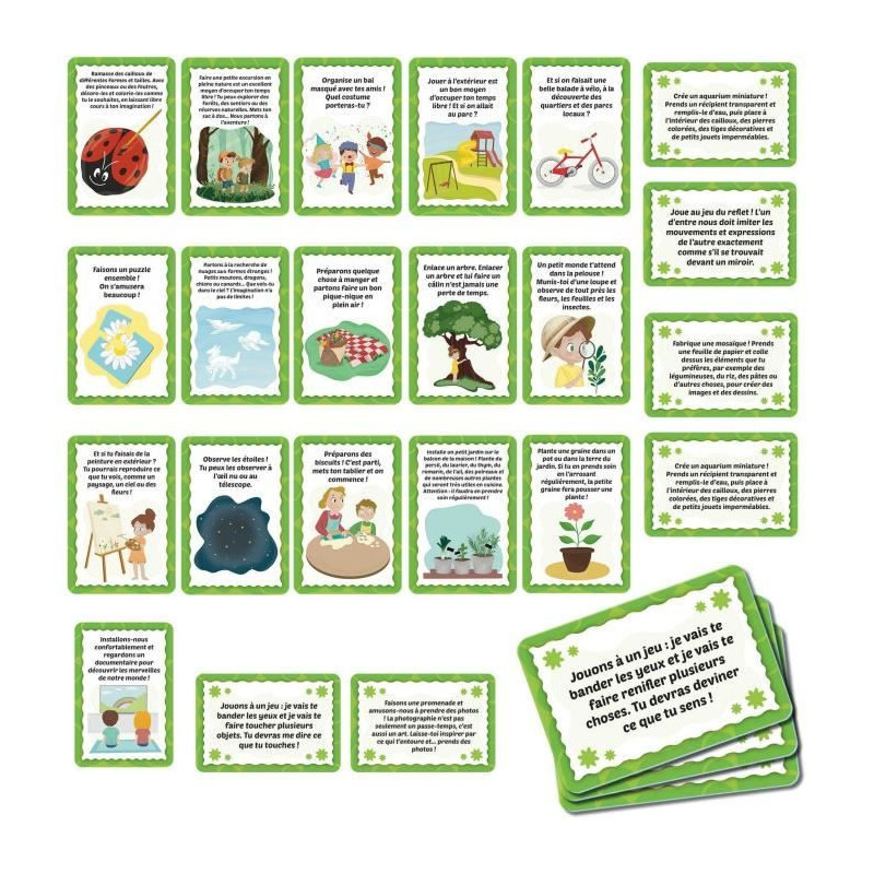 Free Time Card Game - Educational Game - LIFE SKILLS - Illustrated Car