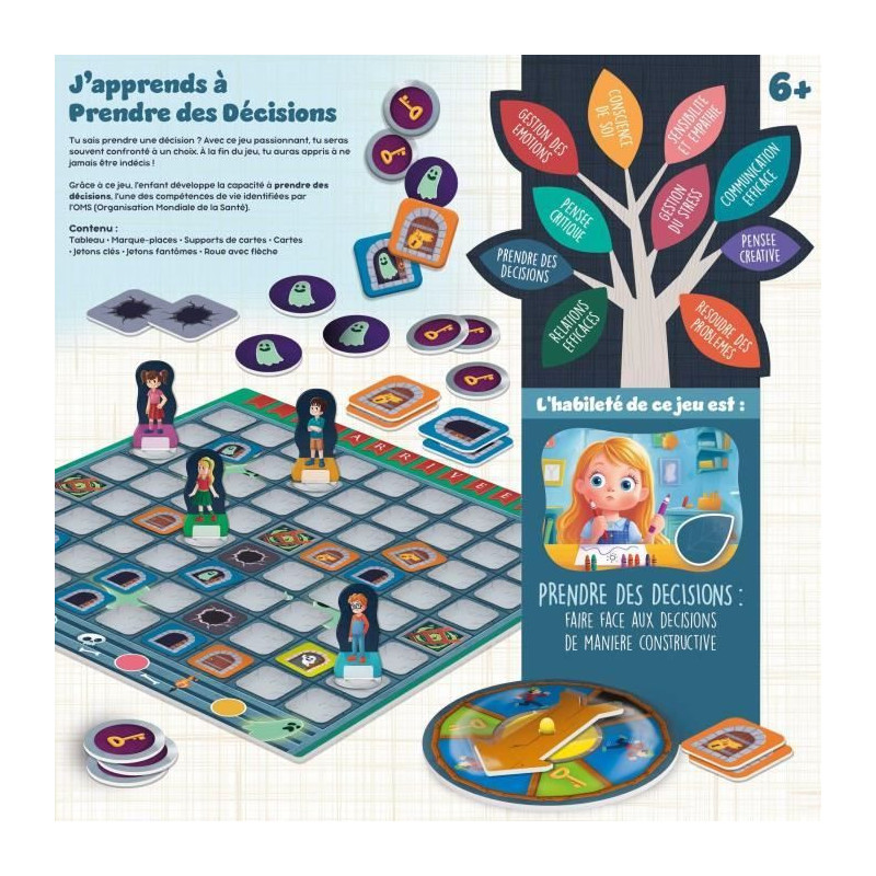 Decision Making - Board Game - LIFE SKILLS - Illustrated Board