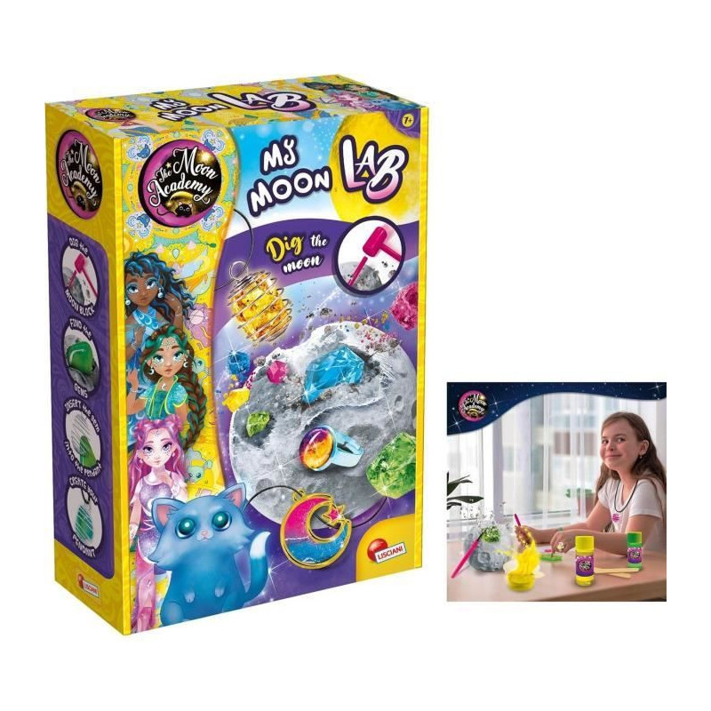 Moon Lab - Science Kit - THE MOON ACADEMY - Digging Block, Luminous Mi