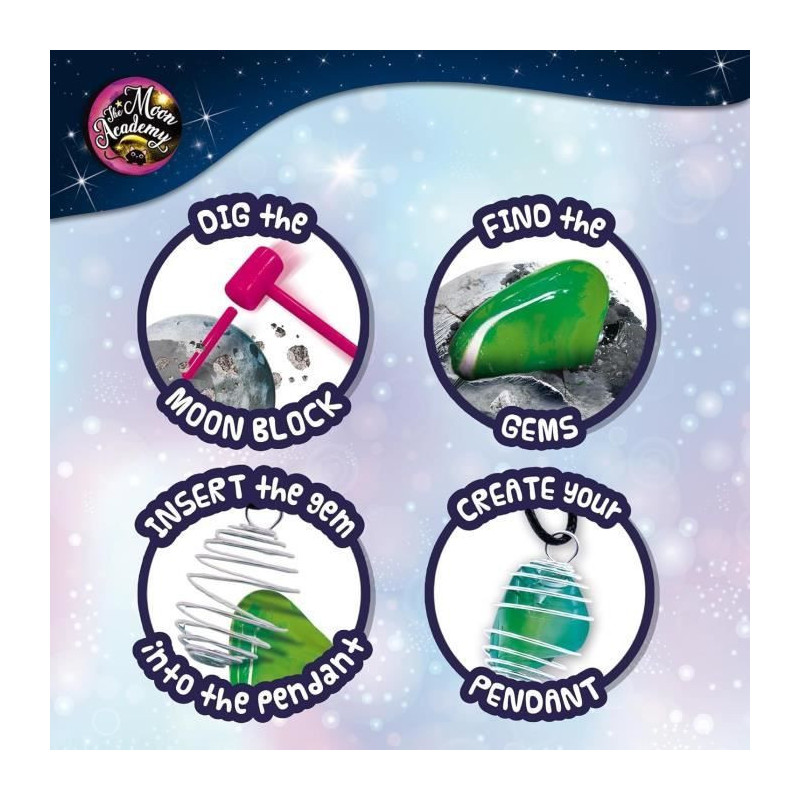 Moon Lab - Science Kit - THE MOON ACADEMY - Digging Block, Luminous Mi