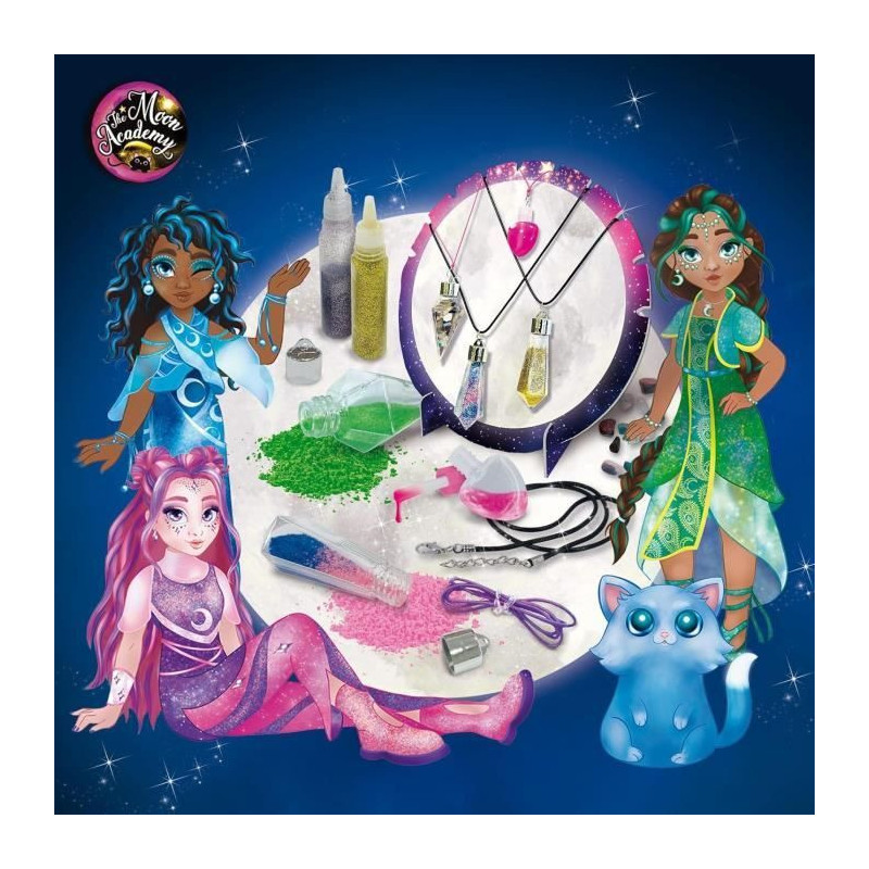Magic Crystals - Creative Kit - THE MOON ACADEMY - Glitter, Stones and