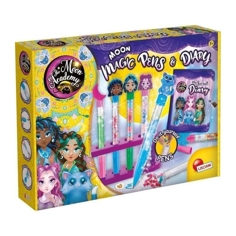 Magic Pens and Diary - Creative Kit - THE MOON ACADEMY - Personalized