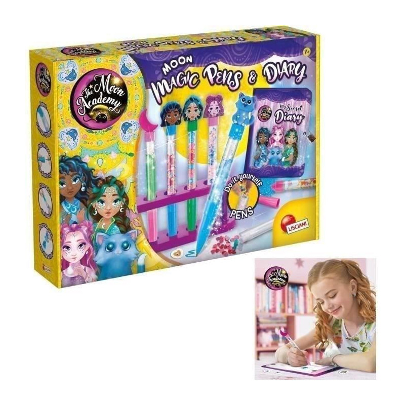Magic Pens and Diary - Creative Kit - THE MOON ACADEMY - Personalized
