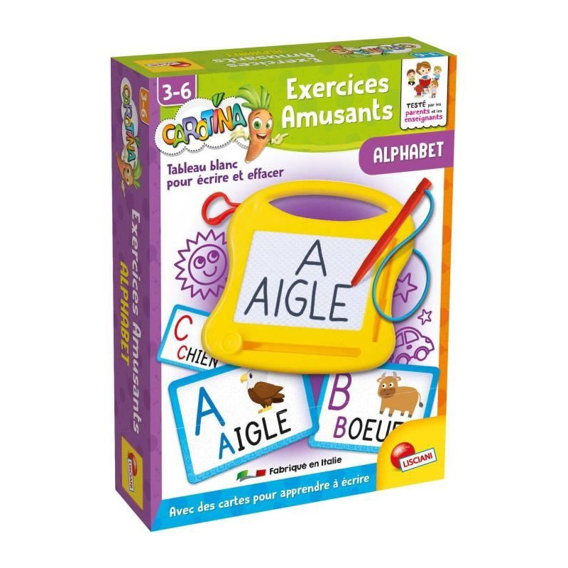 Alphabet - Mini magic slate - CAROTINA - Alphabet learning