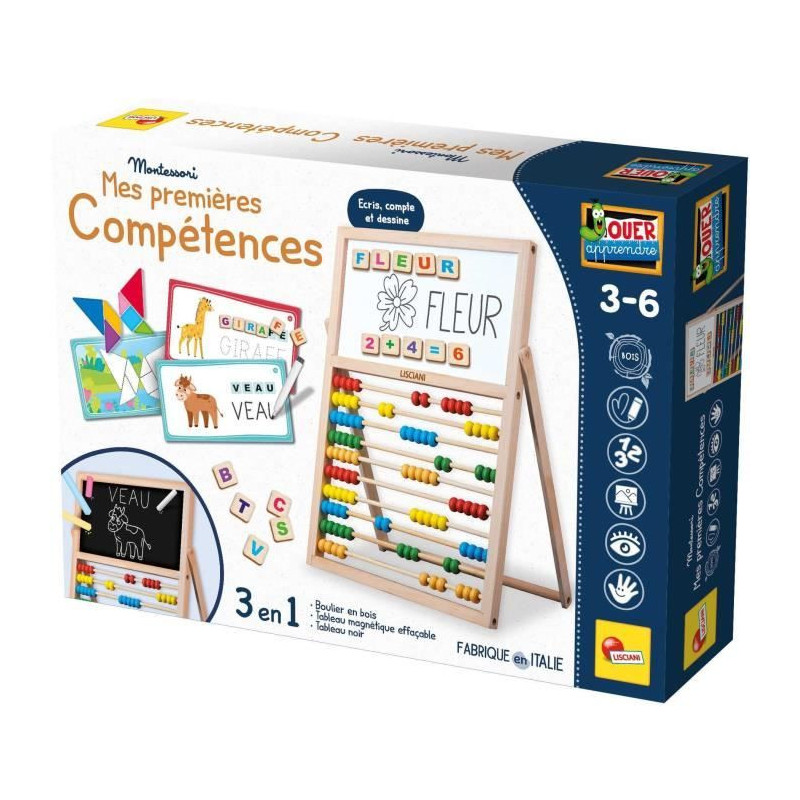 My First Skills Easel - Montessori Game - MONTESSORI - Double-Sided Bo