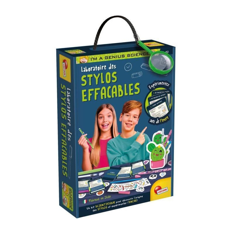 Erasable Pen Lab - Science Kit - I'M A GENIUS - Customizable Pens, Ink