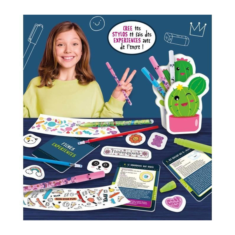 Erasable Pen Lab - Science Kit - I'M A GENIUS - Customizable Pens, Ink
