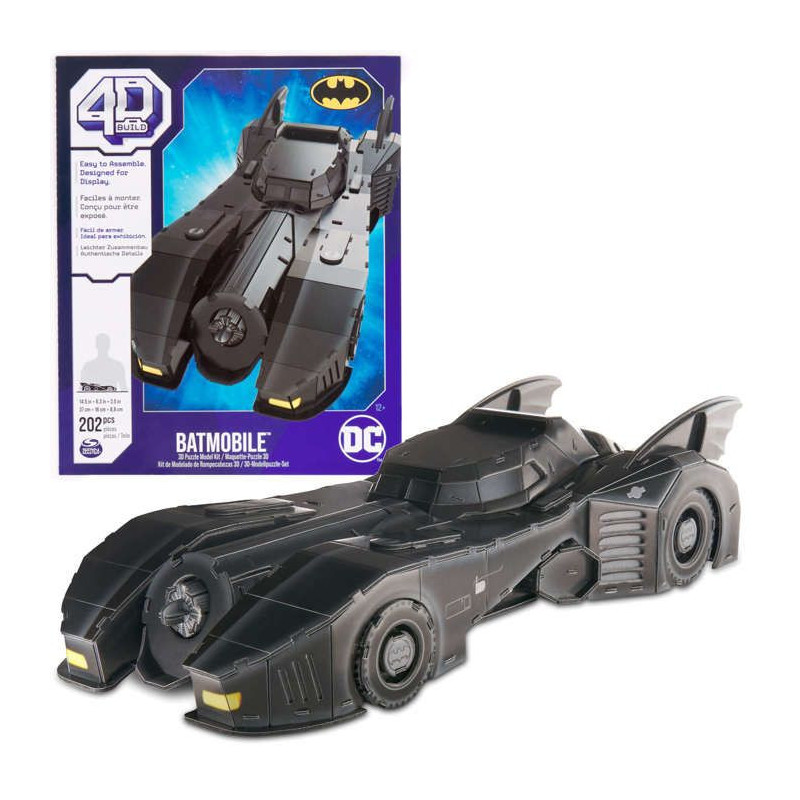 Puzzle 4D Build Batman Batmobile 3D model of car to assemble