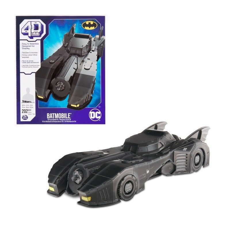 Puzzle 4D Build Batman Batmobile 3D model of car to assemble
