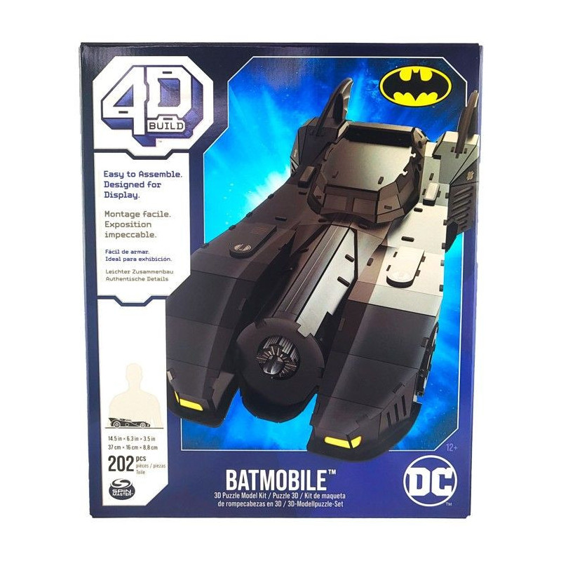 Puzzle 4D Build Batman Batmobile 3D model of car to assemble