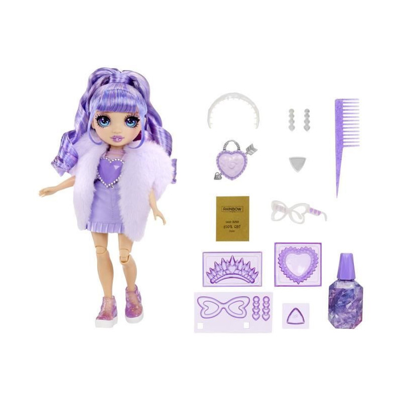 Rainbow High Crystal Mannequin Doll 27 cm - Purple