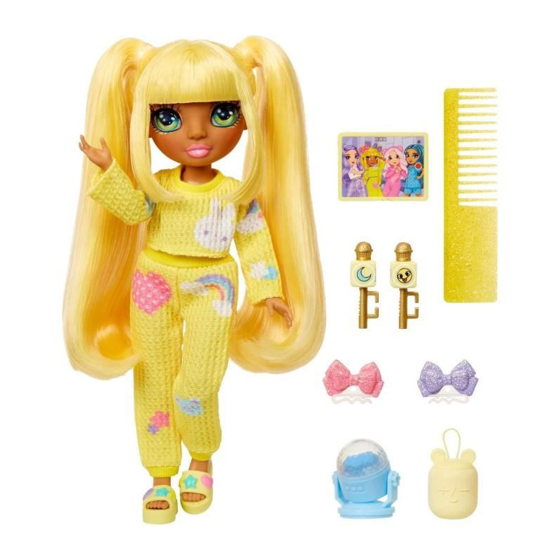 Junior High Pajama Party - 22 cm articulated fashion doll - Sunny (Yel