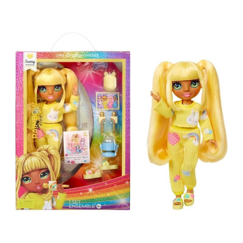 Junior High Pajama Party - 22 cm articulated fashion doll - Sunny (Yel