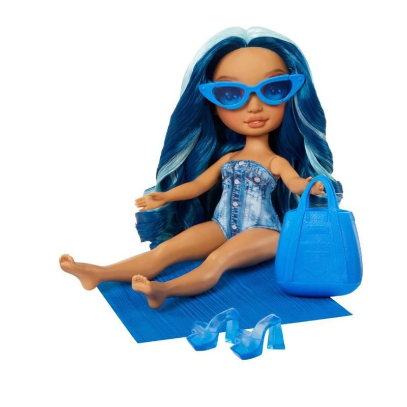 Rainbow High Swim & Style - Jointed fashion doll 27 cm - Skyler (Blue)
