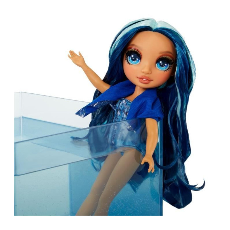 Rainbow High Swim & Style - Jointed fashion doll 27 cm - Skyler (Blue)