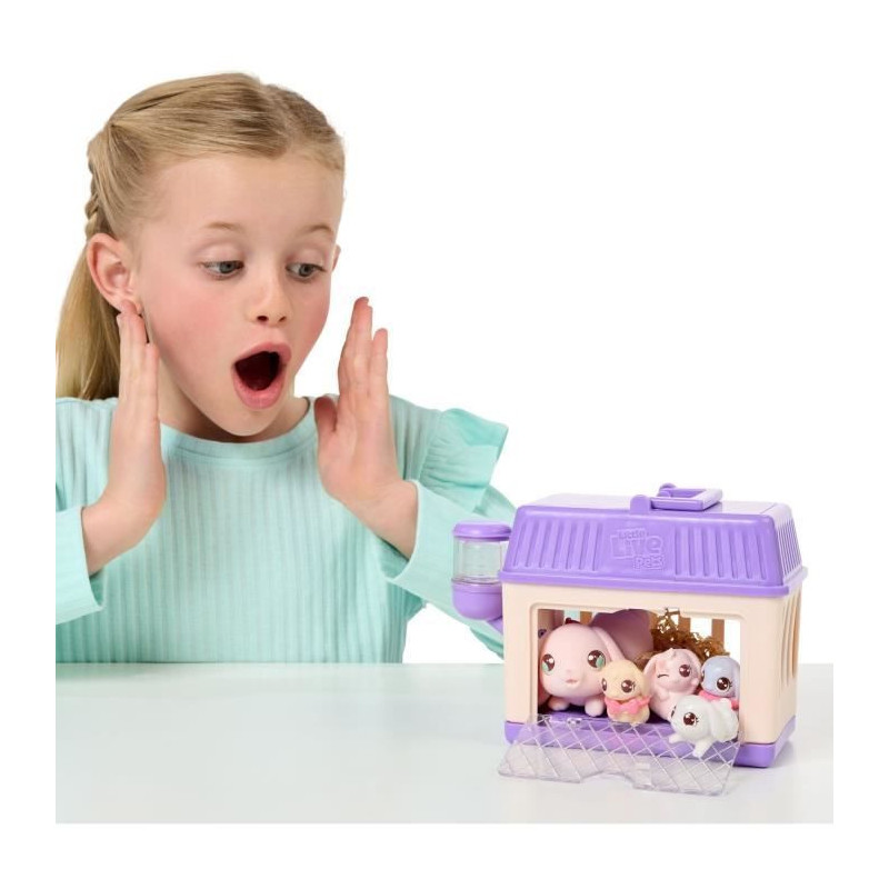 Playset - LITTLE LIVE PETS - Mama Surprise Rabbits - Babies Included -