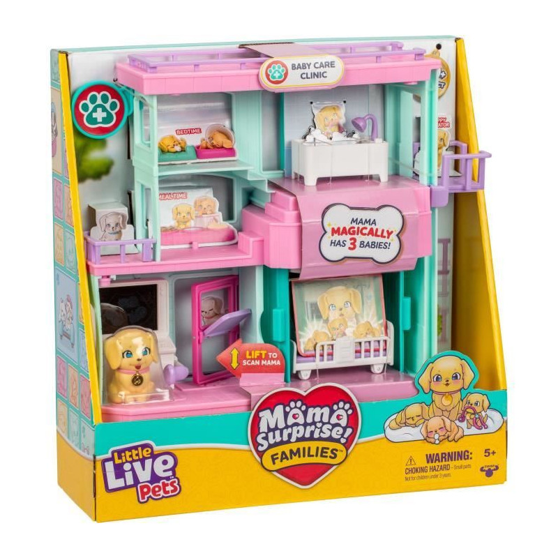 Vet Clinic - LITTLE LIVE PETS - Mama Surprise - Accessories Included -