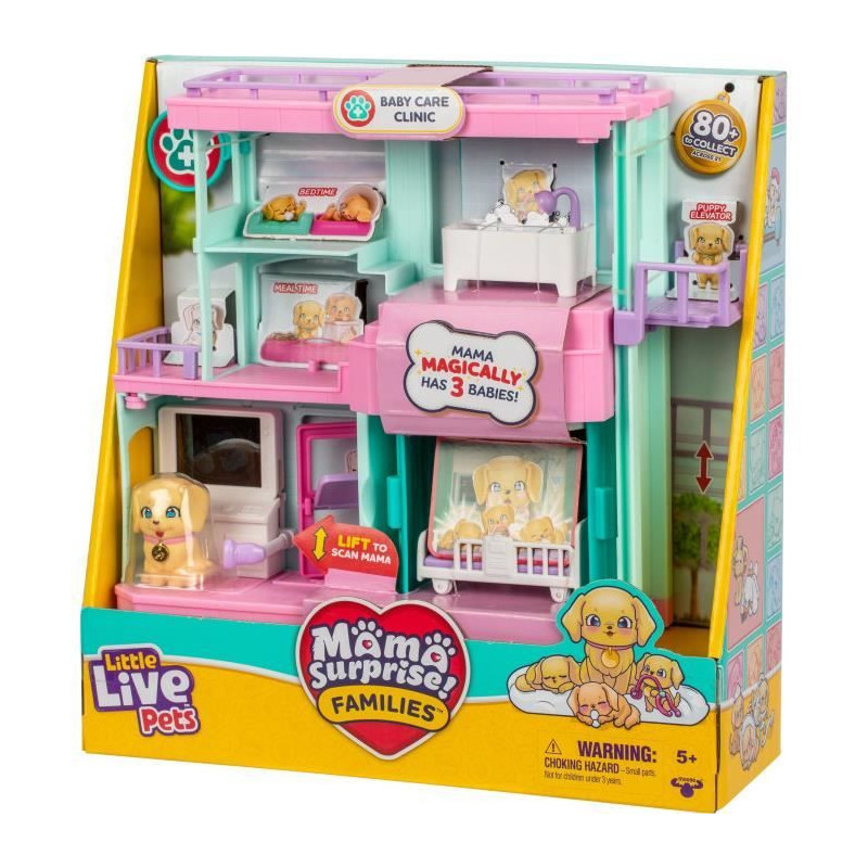Vet Clinic - LITTLE LIVE PETS - Mama Surprise - Accessories Included -