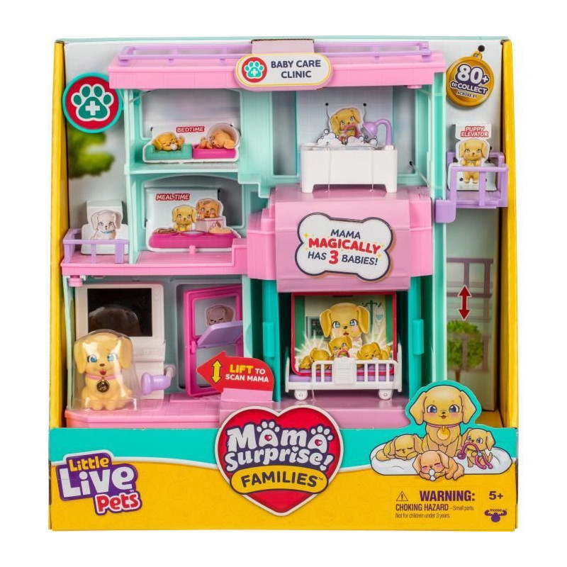 Vet Clinic - LITTLE LIVE PETS - Mama Surprise - Accessories Included -