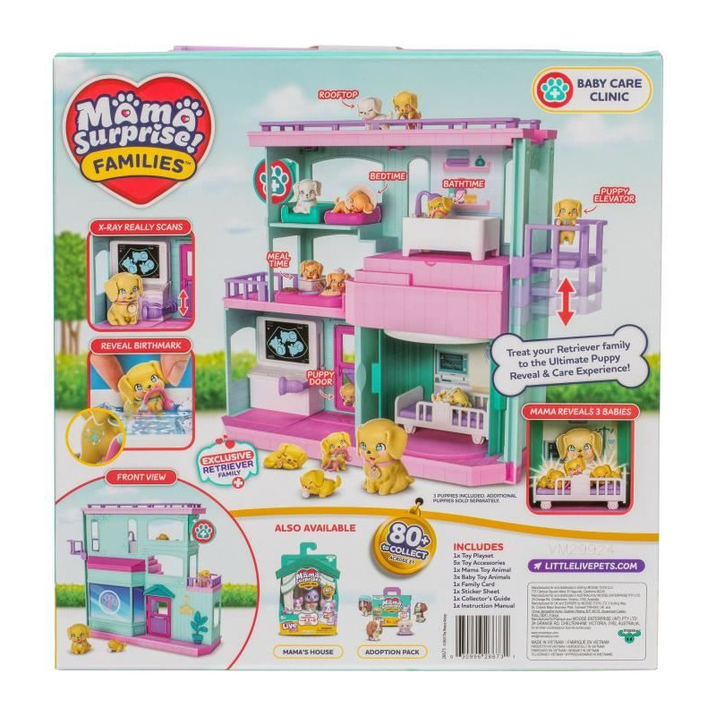 Vet Clinic - LITTLE LIVE PETS - Mama Surprise - Accessories Included -