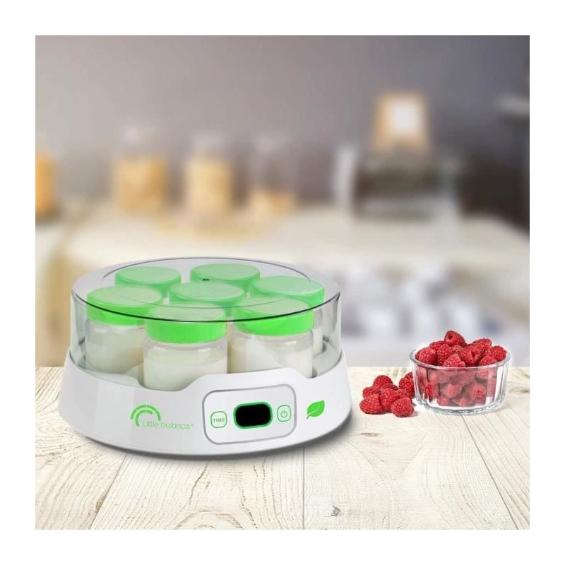 Yogurt maker - LITTLE BALANCE - Digital - 7 pots + 6 additional pots