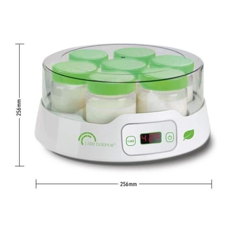 Yogurt maker - LITTLE BALANCE - Digital - 7 pots + 6 additional pots