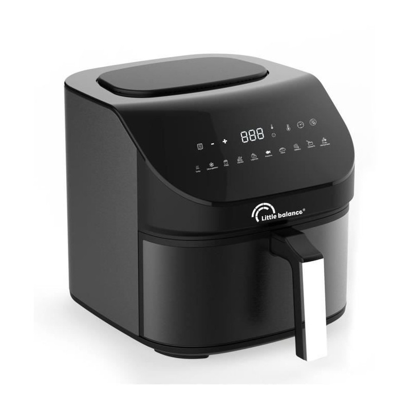 Diet fryer - LITTLE BALANCE - Crousty light XL - 7 L - 1600 W - 10 pro