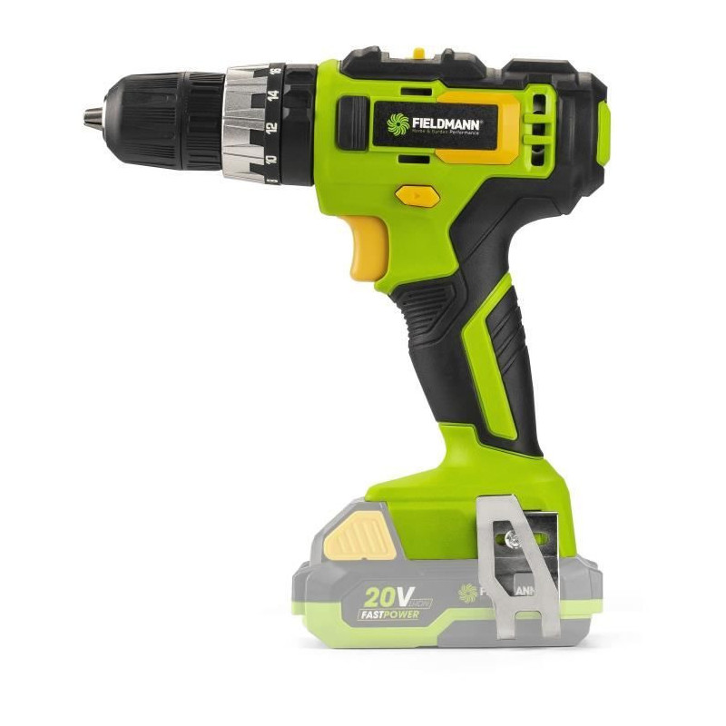 Cordless impact drill - FIELDMANN - 20V - 35 Nm - Battery and charger