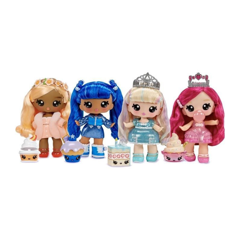 Yummiland - Large 25 cm doll to style and cuddle - Pet + scented lip b