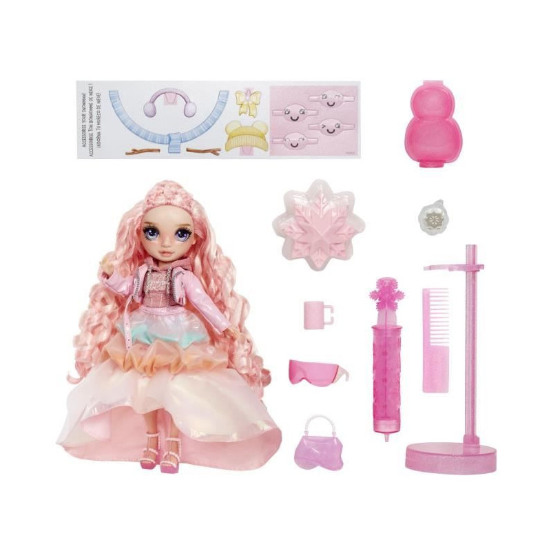 Rainbow High - Winter Wonderland - Pink - Reveal your color - Create y