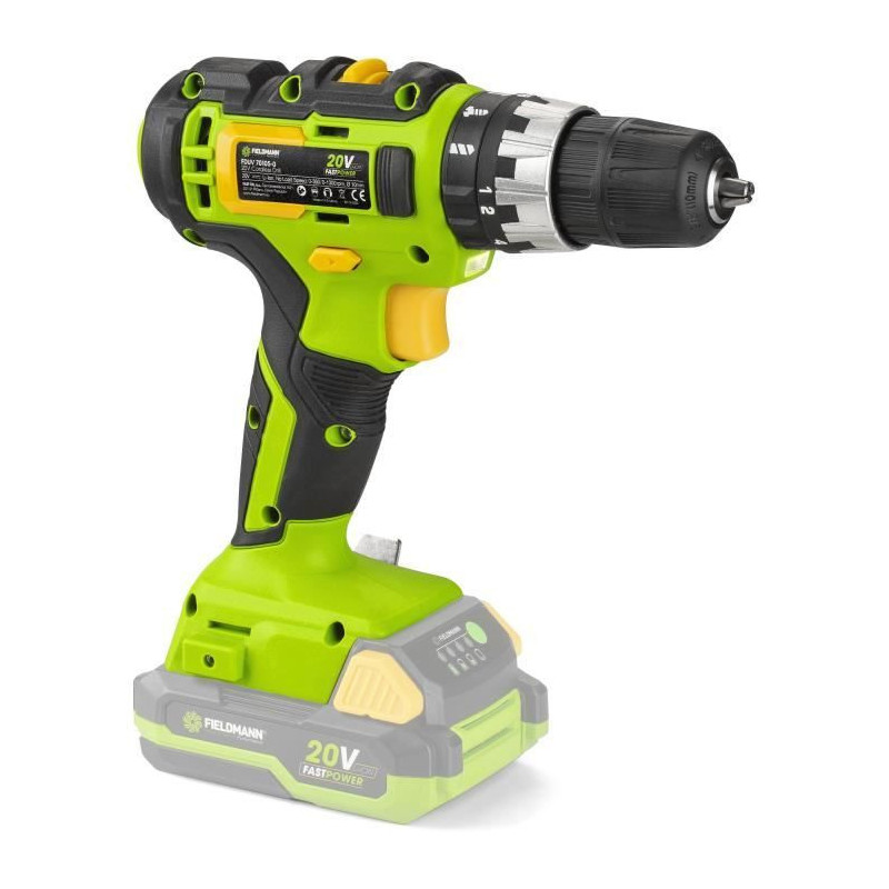 Cordless impact drill - FIELDMANN - 20V - 35 Nm - Battery and charger