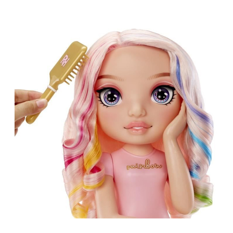 Rainbow High - Bella Styling Head - 33cm - Color Nails and Hair - Use
